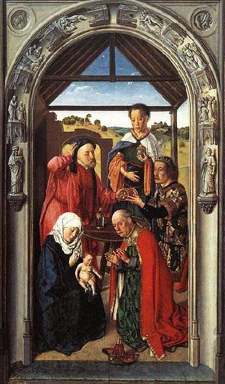 Dieric Bouts The Adoration of the Magi Norge oil painting art